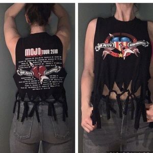 Tom Petty and the Heartbreakers Rocker crop top Tour band Guitar Concert music s